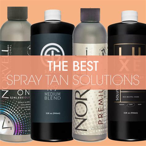 best professional spray tanning solution.